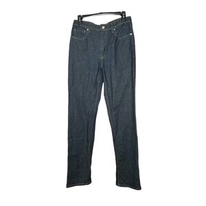 Everlane High Rise Straight Leg Dark Wash Denim Jeans Size 29